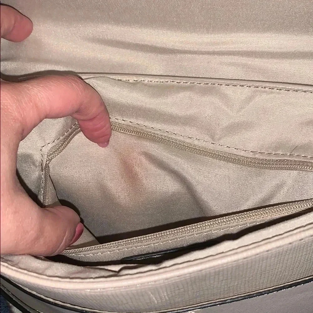 APT.9 Cream Crossbody Purse